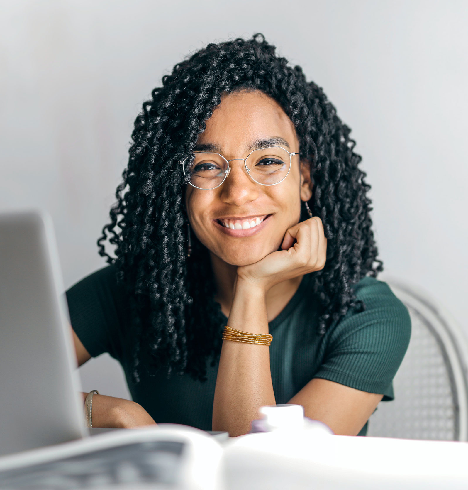Woman smiling info-14
